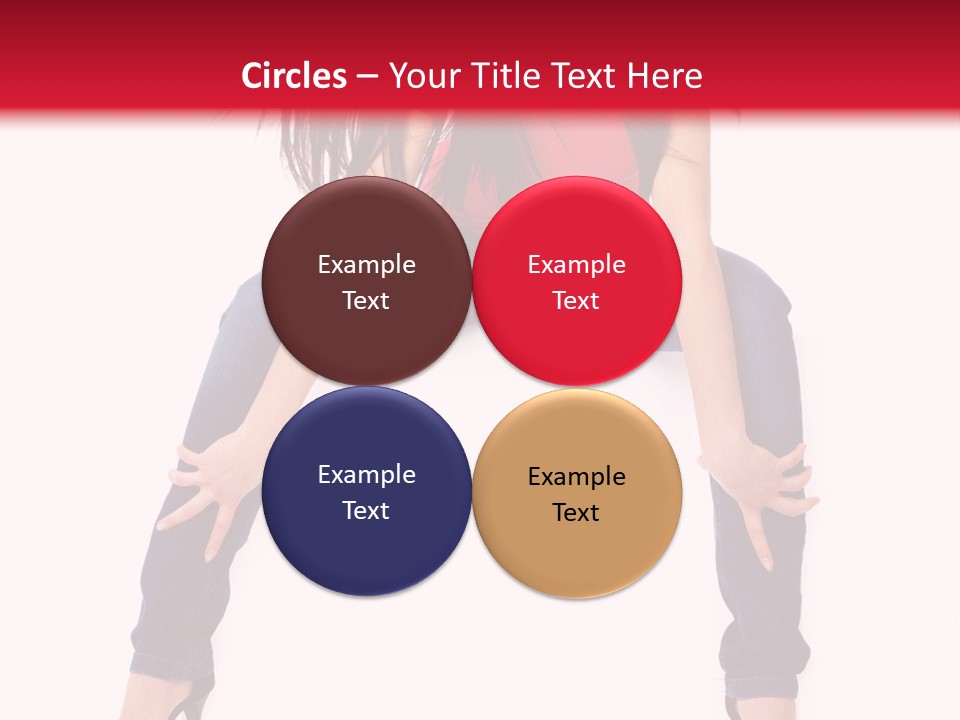 People Female Giving PowerPoint Template