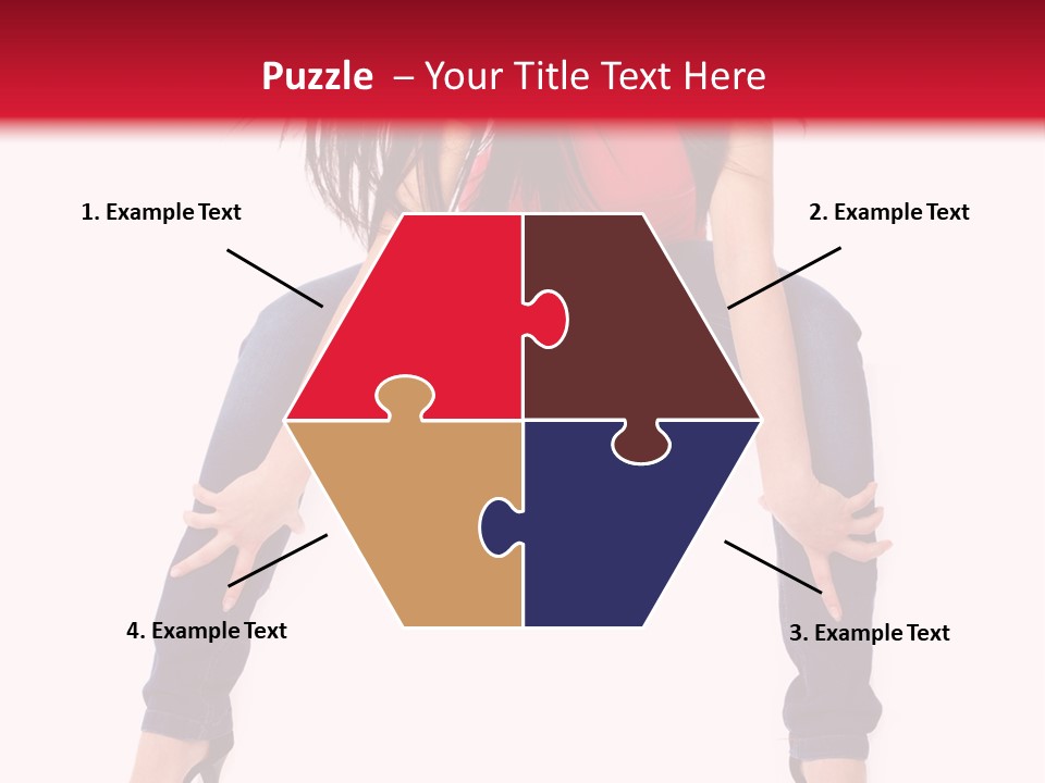 People Female Giving PowerPoint Template