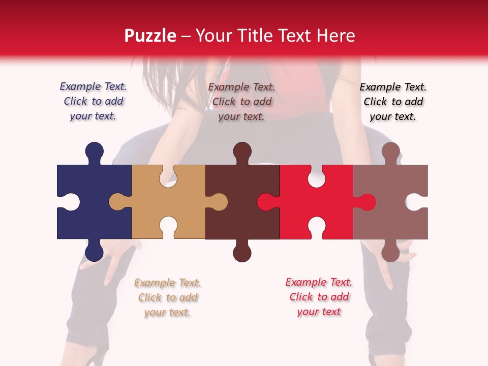 People Female Giving PowerPoint Template