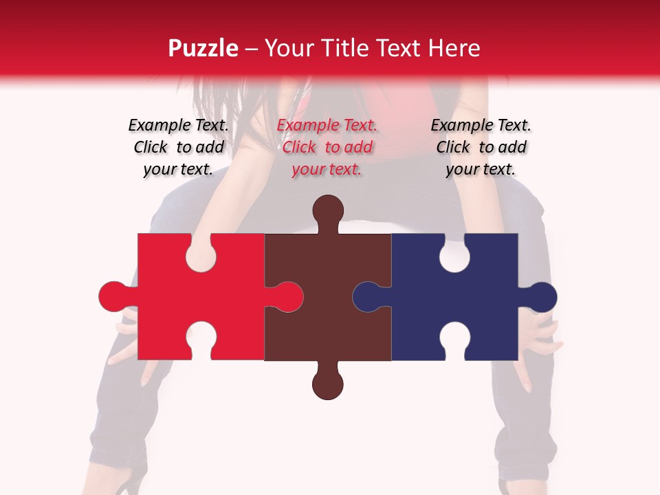 People Female Giving PowerPoint Template