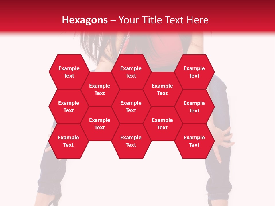 People Female Giving PowerPoint Template