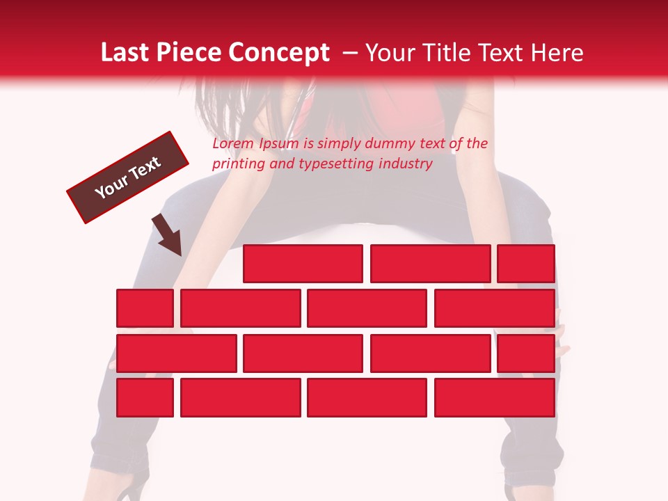 People Female Giving PowerPoint Template