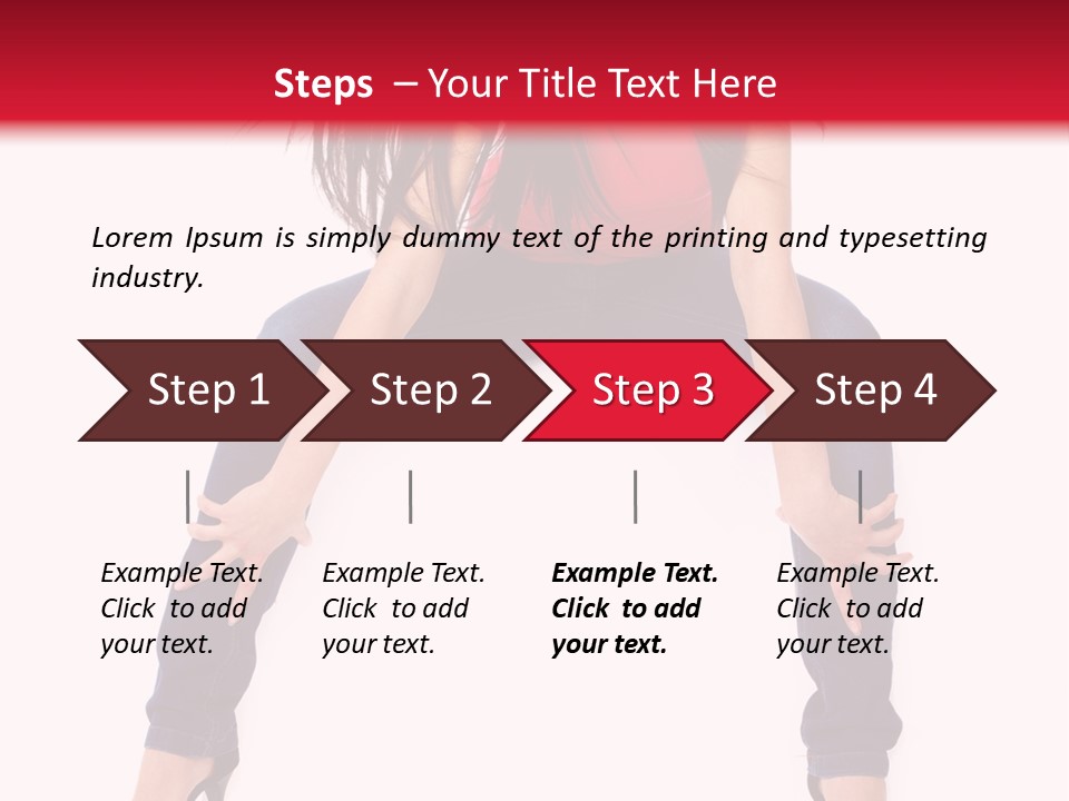 People Female Giving PowerPoint Template