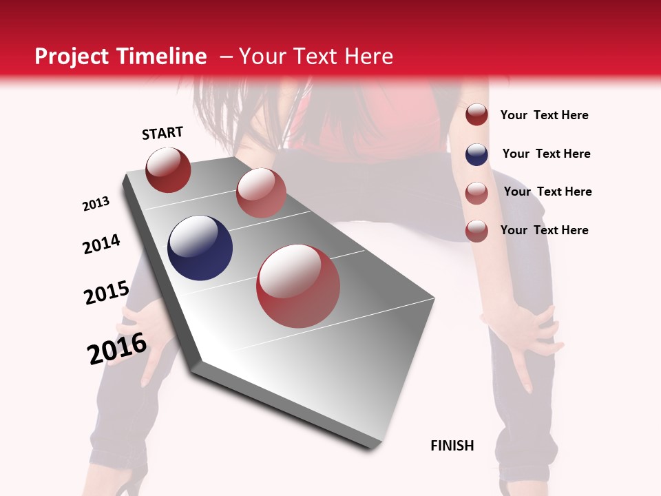 People Female Giving PowerPoint Template