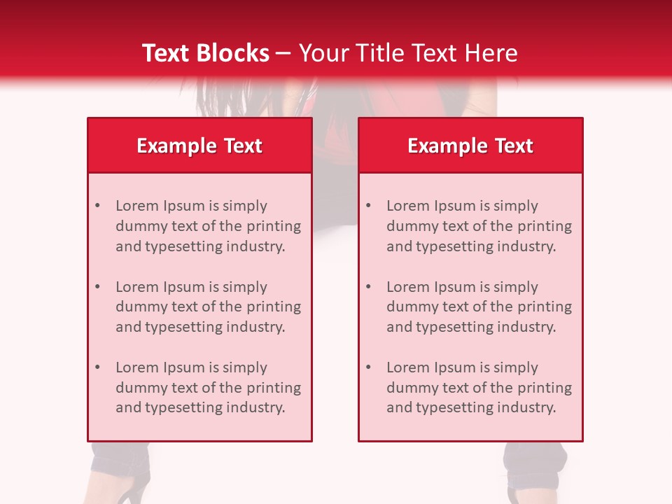 People Female Giving PowerPoint Template