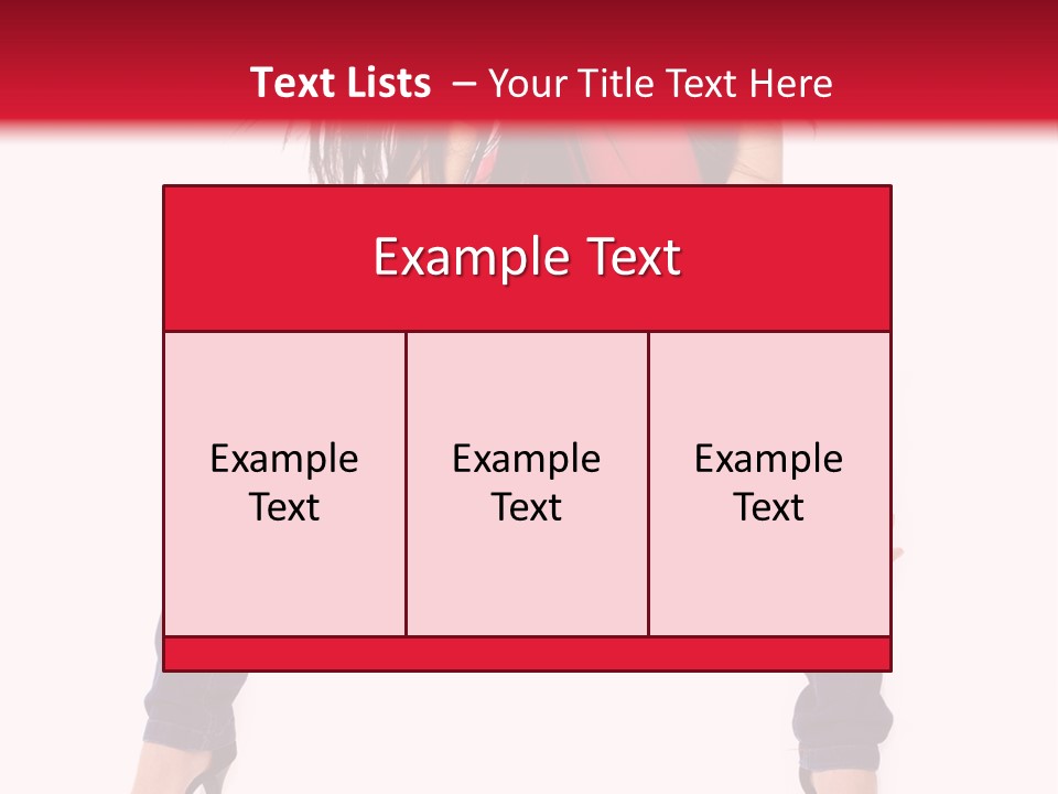 People Female Giving PowerPoint Template