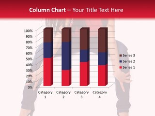 People Female Giving PowerPoint Template