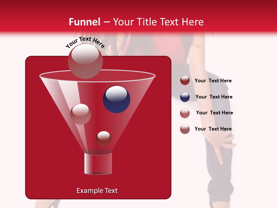 People Female Giving PowerPoint Template