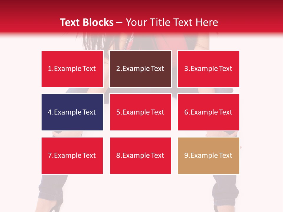 People Female Giving PowerPoint Template