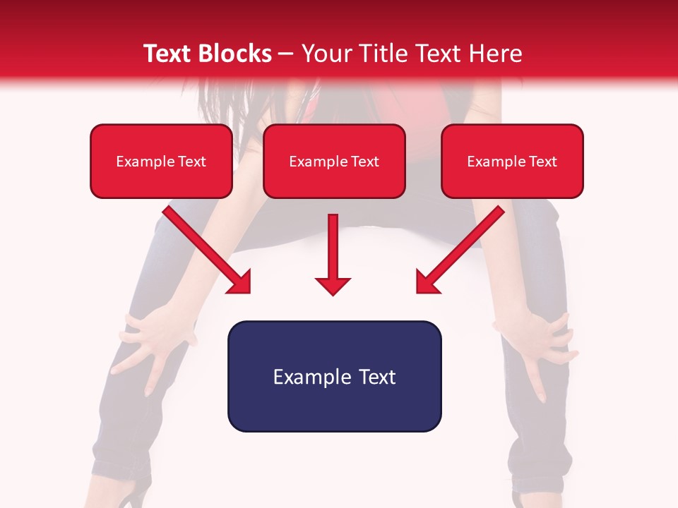 People Female Giving PowerPoint Template