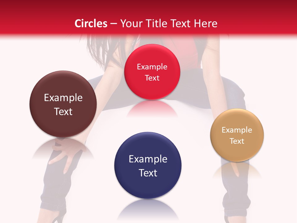 People Female Giving PowerPoint Template