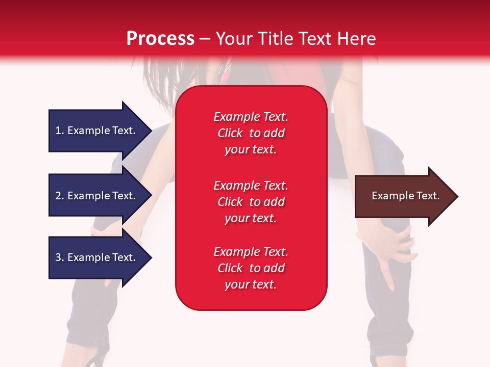 People Female Giving PowerPoint Template