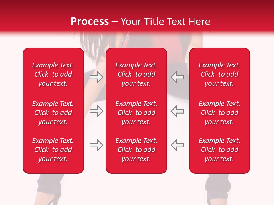 People Female Giving PowerPoint Template