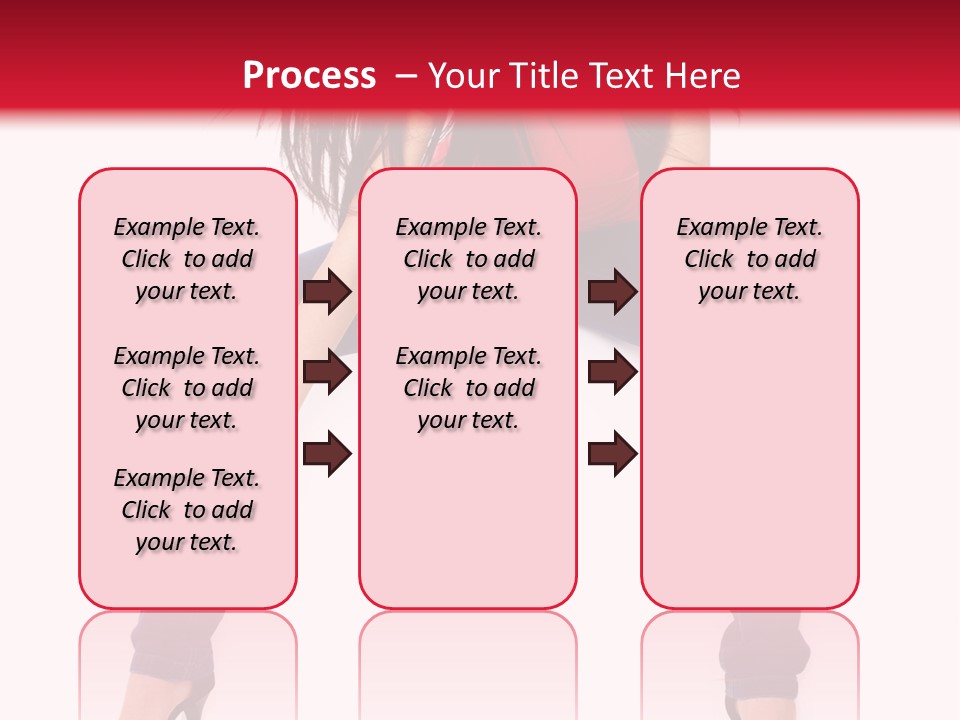 People Female Giving PowerPoint Template