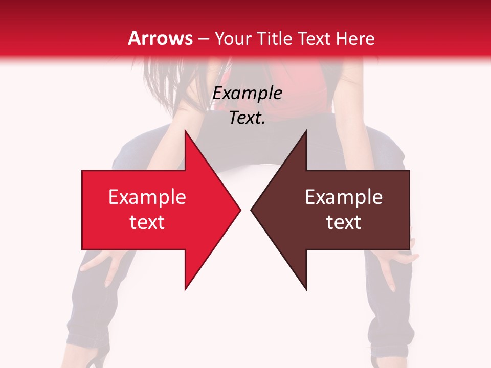 People Female Giving PowerPoint Template