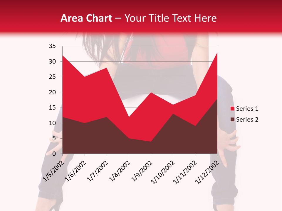 People Female Giving PowerPoint Template
