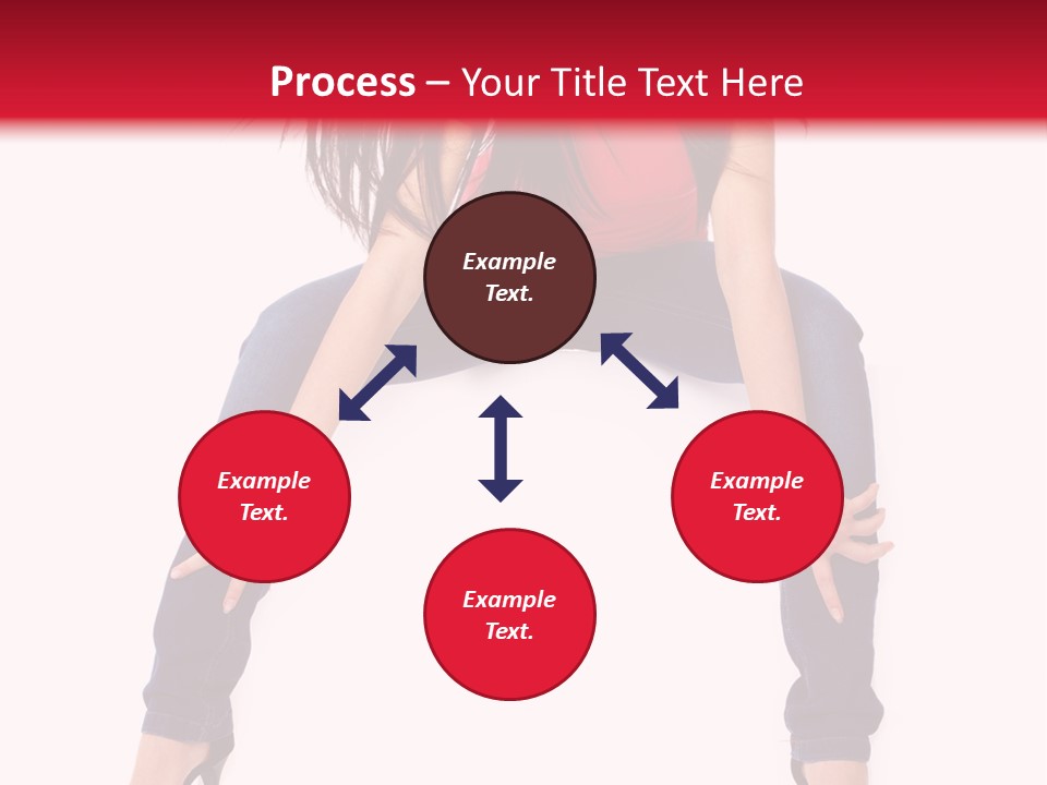 People Female Giving PowerPoint Template