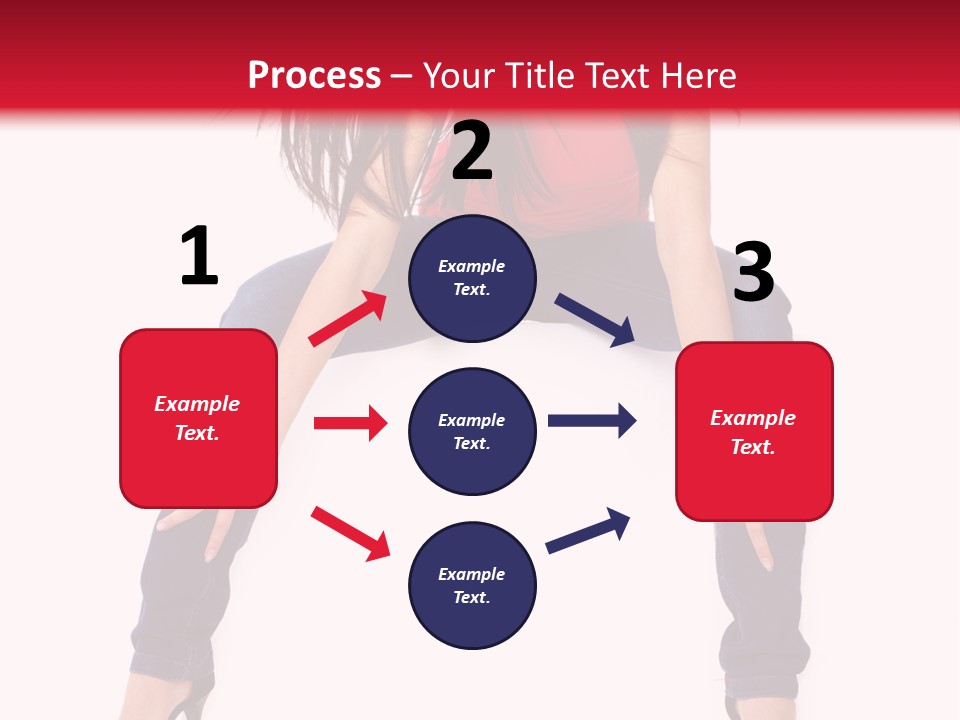 People Female Giving PowerPoint Template