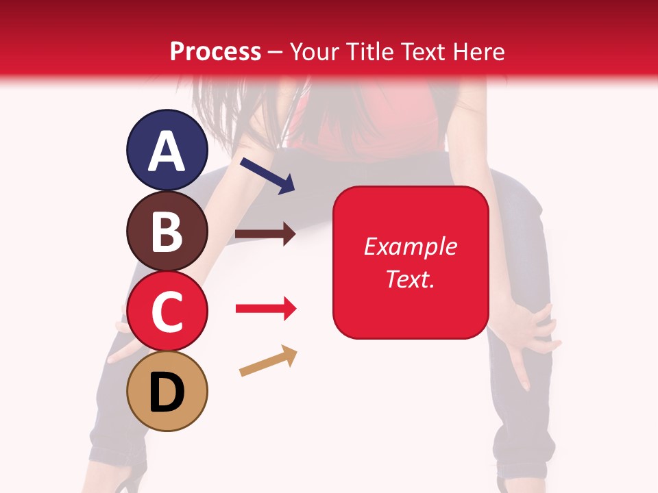 People Female Giving PowerPoint Template