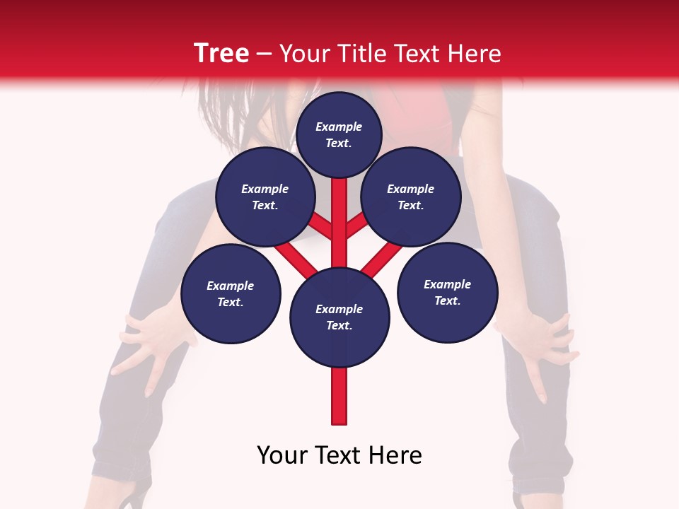 People Female Giving PowerPoint Template