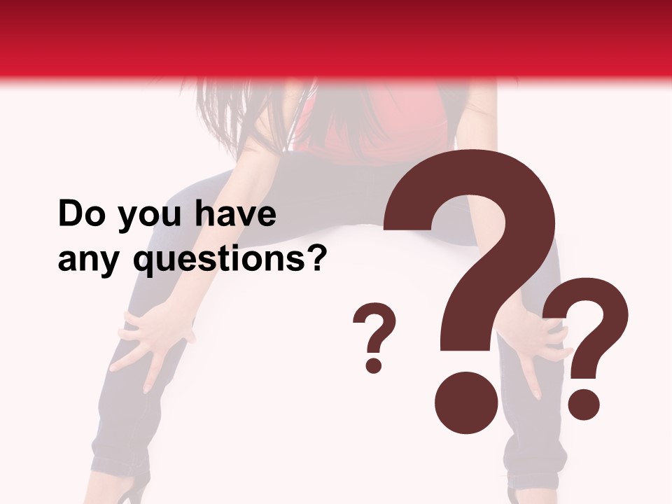 People Female Giving PowerPoint Template