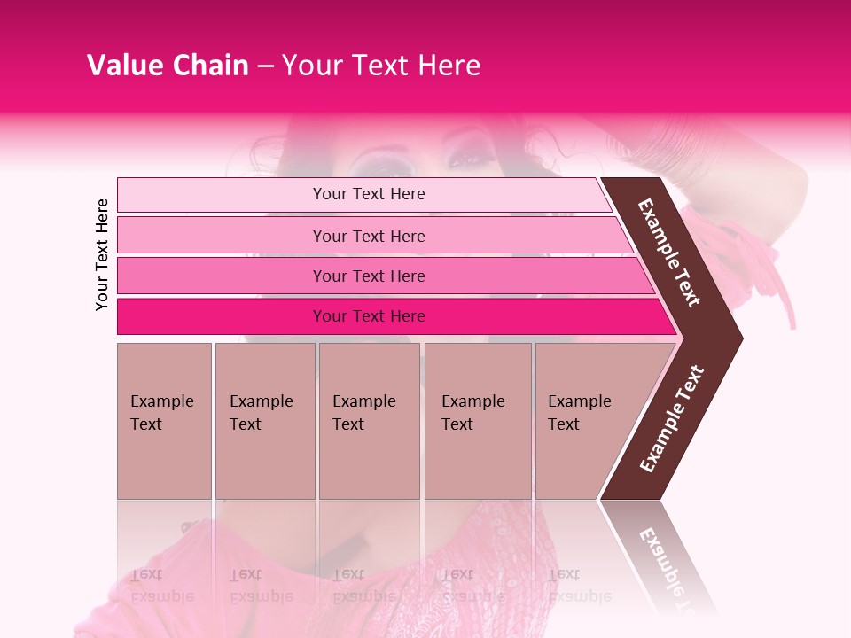 Bokeh Beauty Girl PowerPoint Template