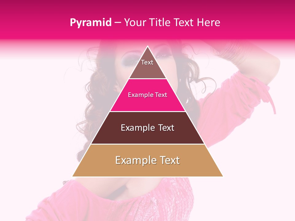 Bokeh Beauty Girl PowerPoint Template