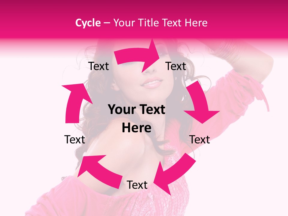 Bokeh Beauty Girl PowerPoint Template