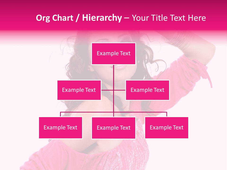 Bokeh Beauty Girl PowerPoint Template