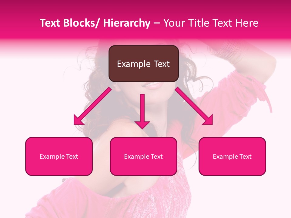 Bokeh Beauty Girl PowerPoint Template