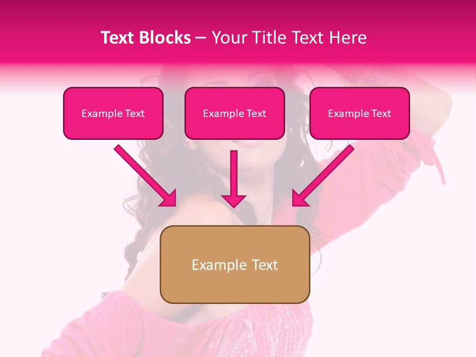 Bokeh Beauty Girl PowerPoint Template