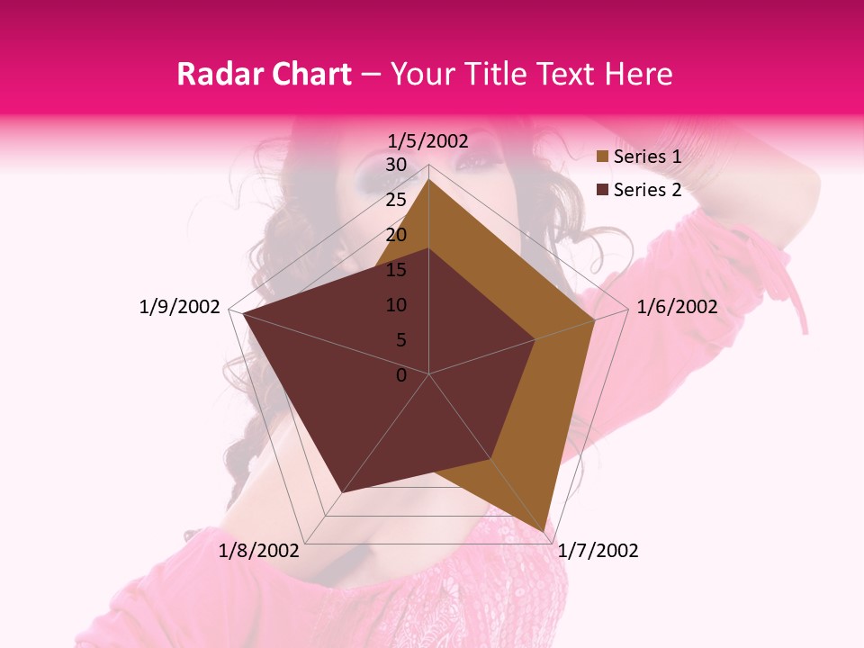 Bokeh Beauty Girl PowerPoint Template