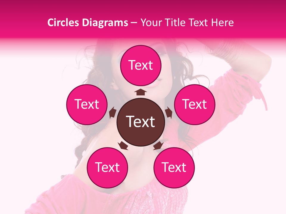 Bokeh Beauty Girl PowerPoint Template