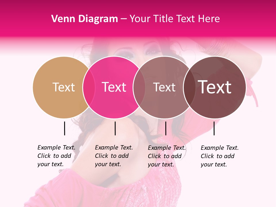 Bokeh Beauty Girl PowerPoint Template