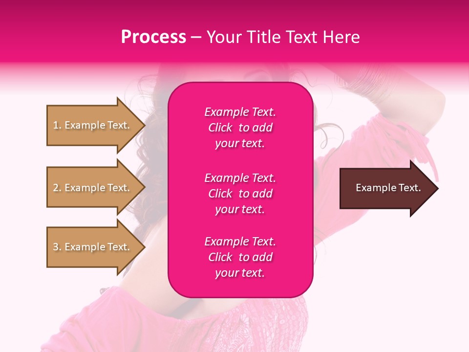 Bokeh Beauty Girl PowerPoint Template