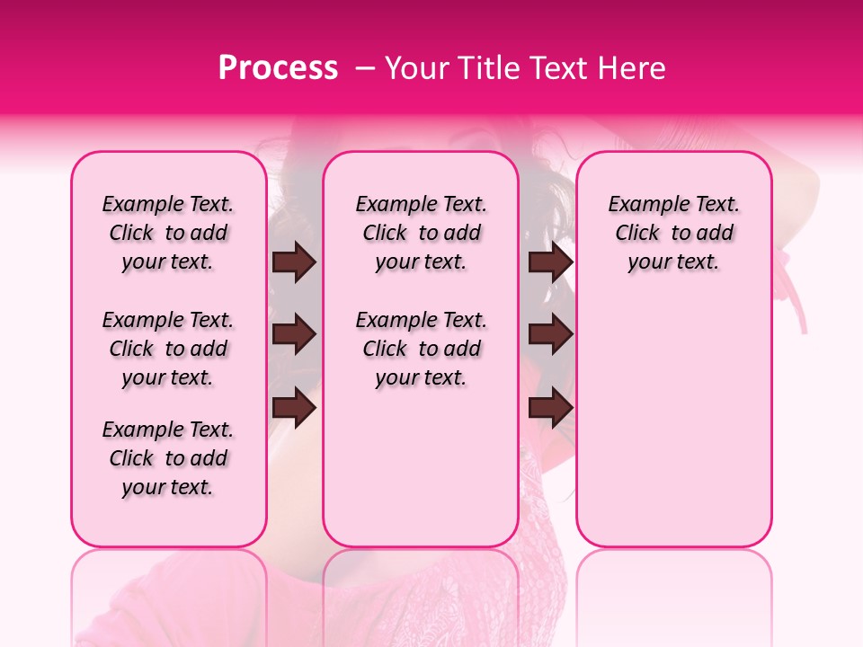 Bokeh Beauty Girl PowerPoint Template