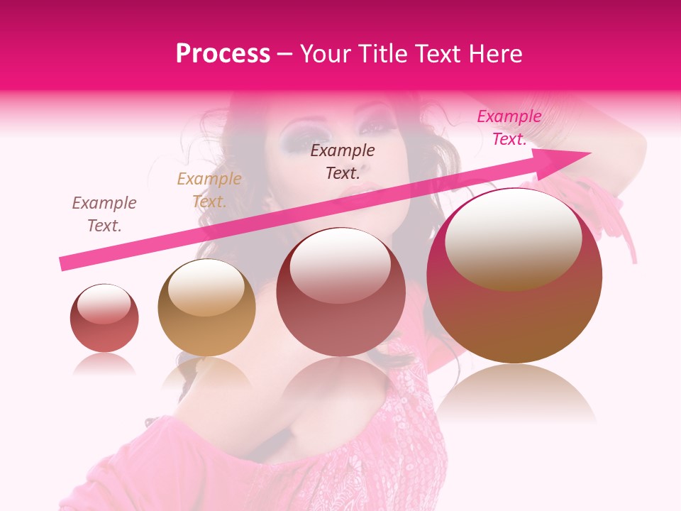 Bokeh Beauty Girl PowerPoint Template