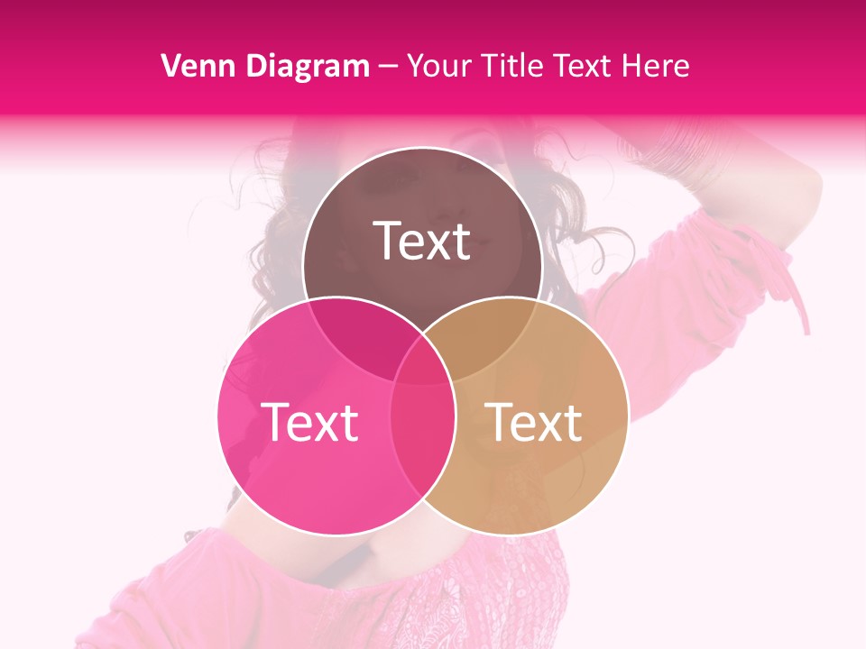 Bokeh Beauty Girl PowerPoint Template