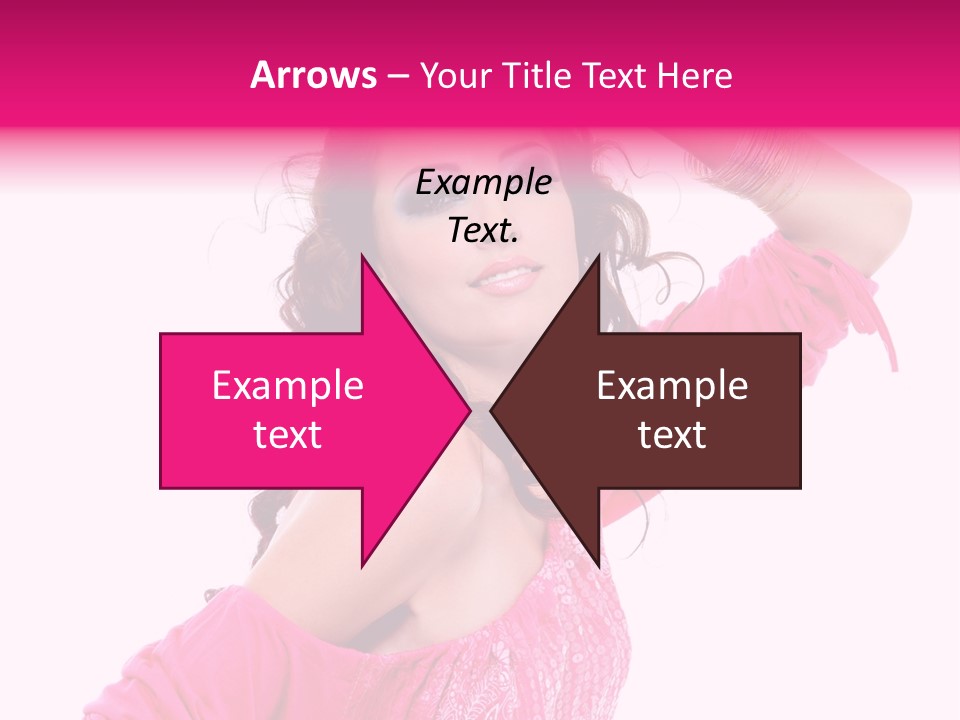 Bokeh Beauty Girl PowerPoint Template