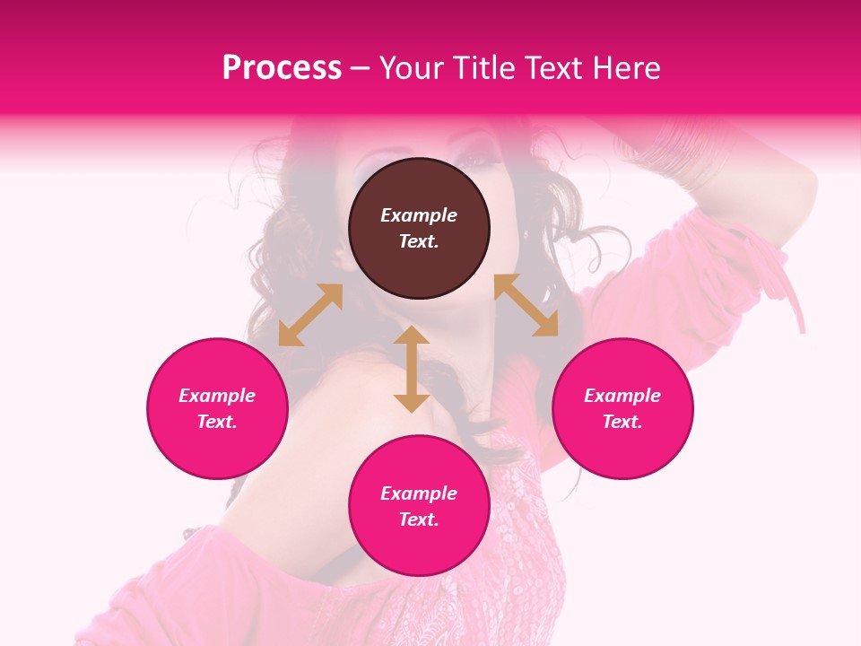 Bokeh Beauty Girl PowerPoint Template