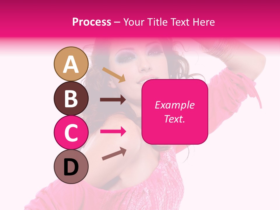 Bokeh Beauty Girl PowerPoint Template