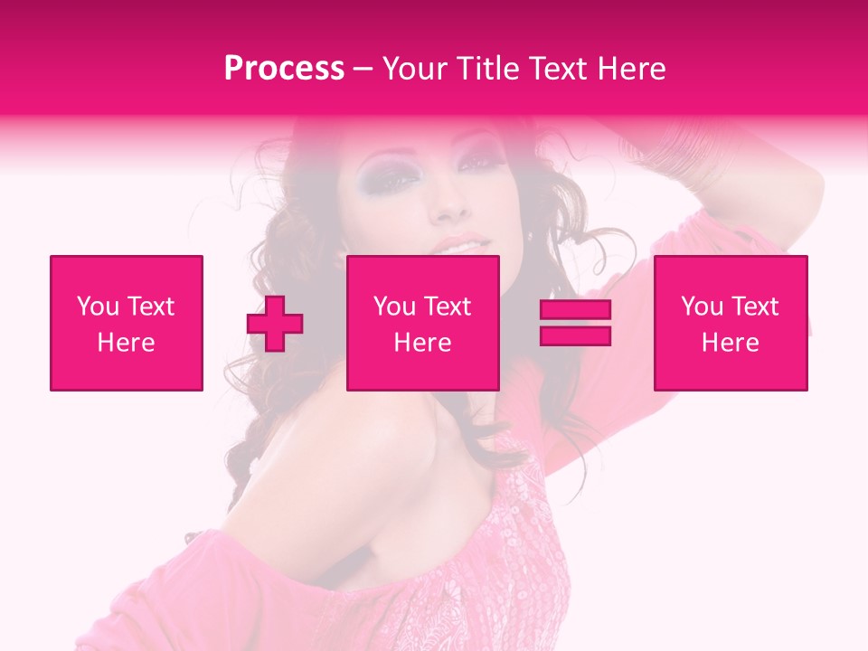 Bokeh Beauty Girl PowerPoint Template