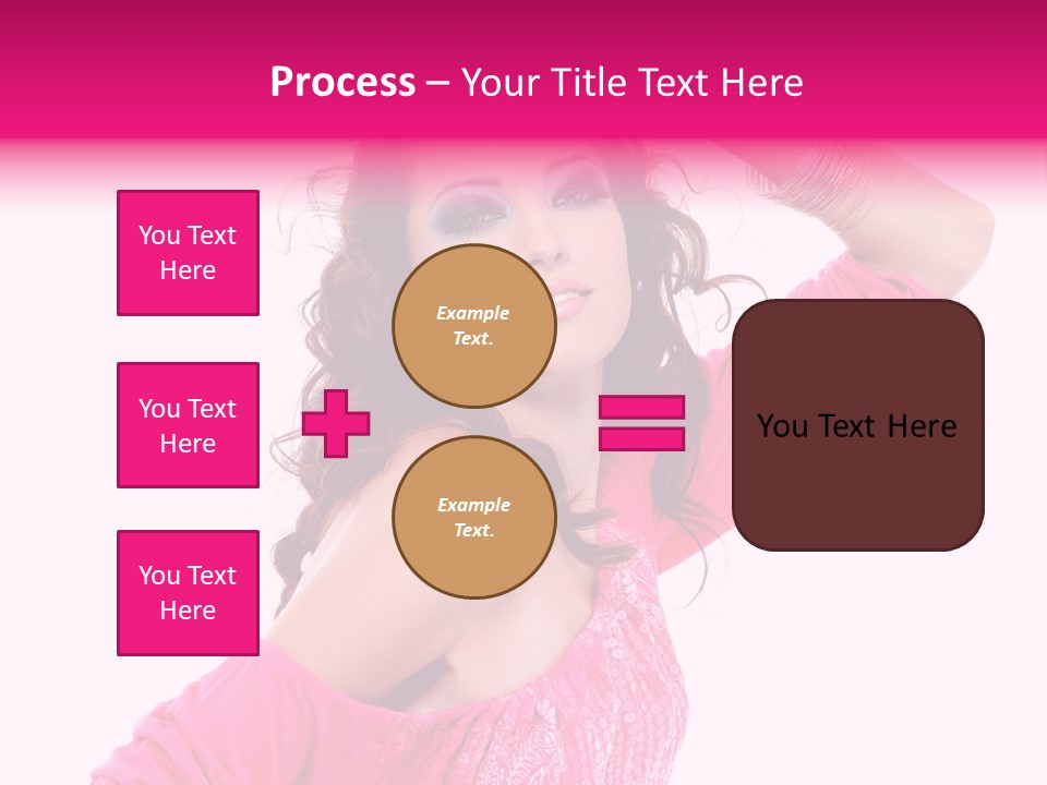 Bokeh Beauty Girl PowerPoint Template