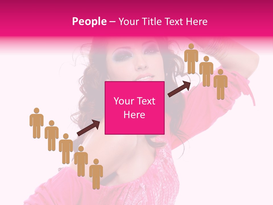 Bokeh Beauty Girl PowerPoint Template