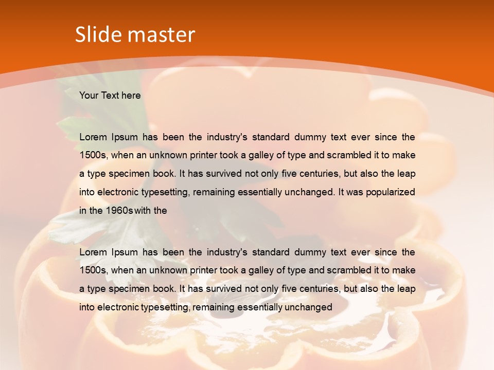 Vegetable Vegetarian Healthy PowerPoint Template