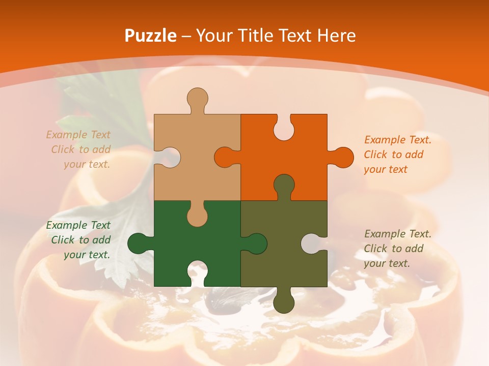 Vegetable Vegetarian Healthy PowerPoint Template