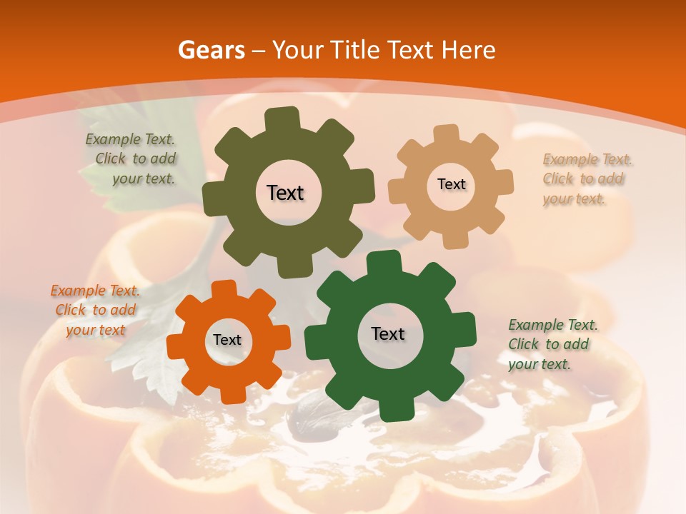 Vegetable Vegetarian Healthy PowerPoint Template