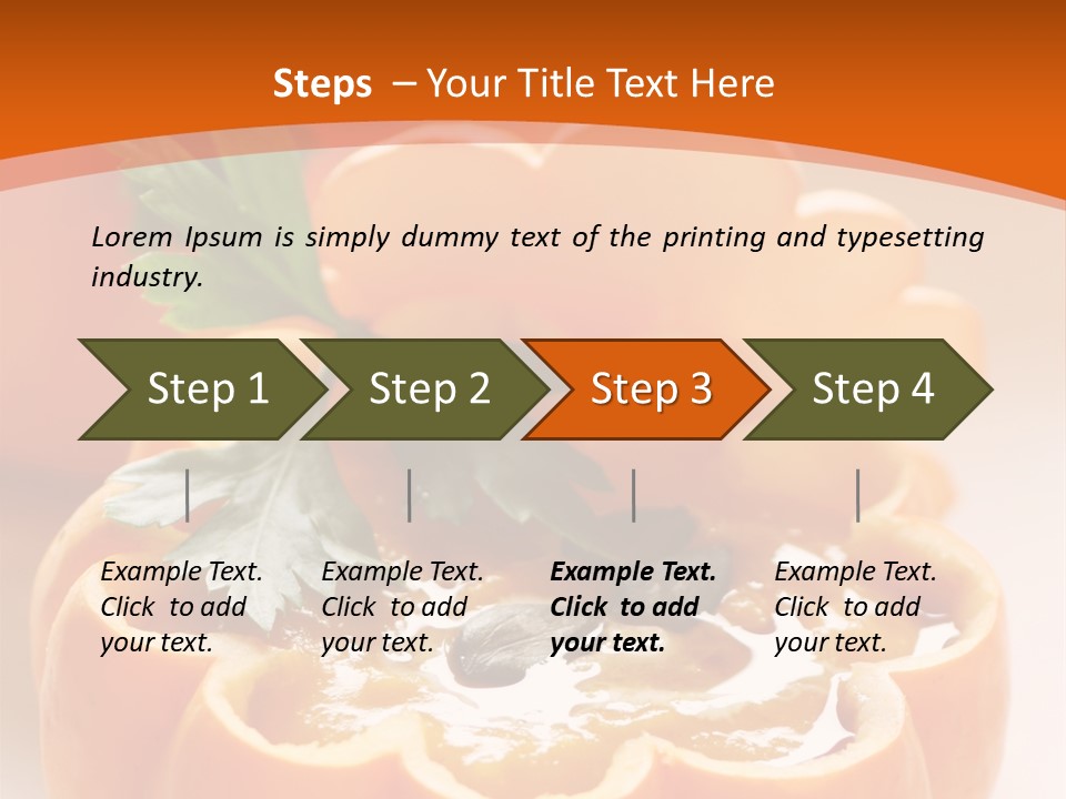 Vegetable Vegetarian Healthy PowerPoint Template