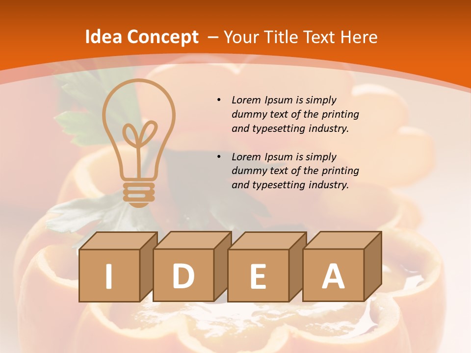 Vegetable Vegetarian Healthy PowerPoint Template