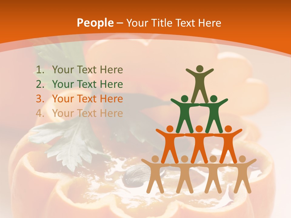 Vegetable Vegetarian Healthy PowerPoint Template